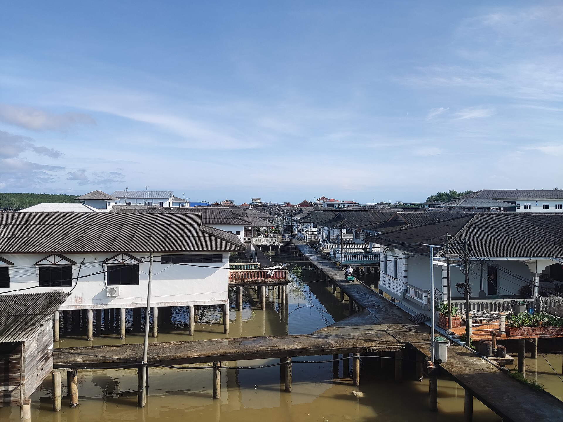 Kukup coastal village and jetty context for Singapore to Kukup private car trips